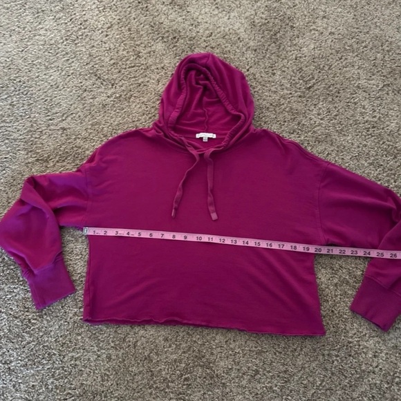 Z Supply Hit the Road Active Hoodie in Jewel Pink Size Small - Picture 12 of 12